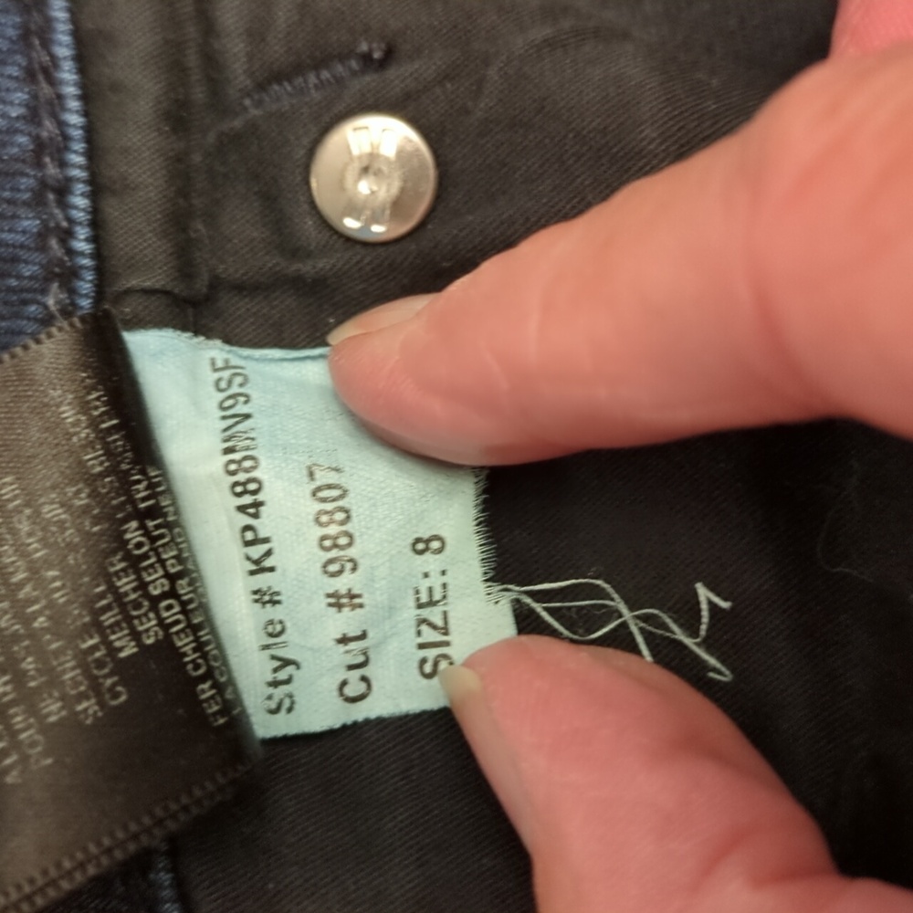 Kut from the Kloth Womens Deep Indigo Skinny Jeans.  Diana skinny - Picture 4 of 8